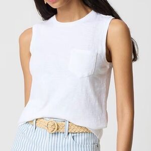 J.Crew NWT Girlfriend pocket tank top size medium